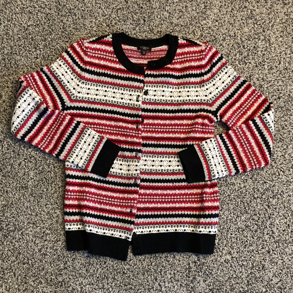 EUC Talbots Sweater Cardigan
